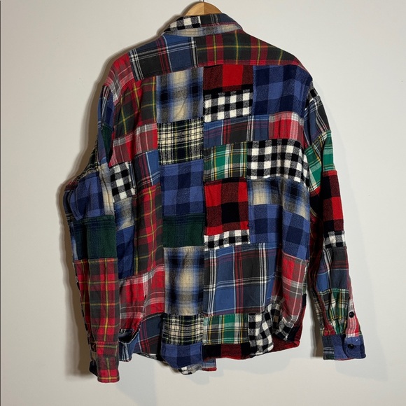 Polo Ralph Lauren Patchwork Western Flannel Shirt XXL - Picture 5 of 6